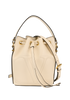 Bucket Bag, &pound;795, Handbags, Cream, Leather, Front view